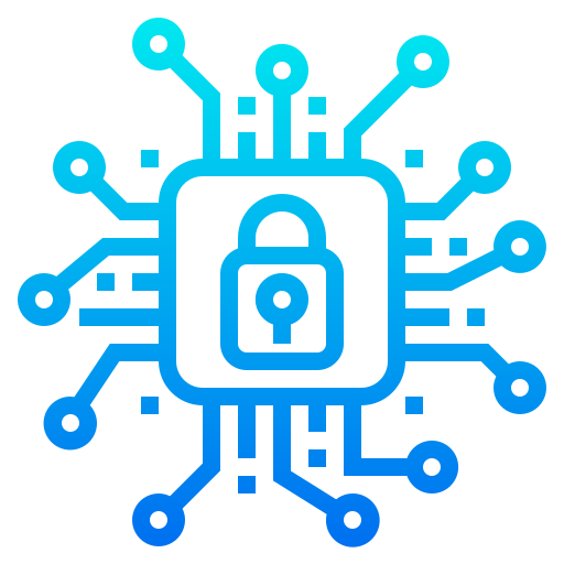 Depiction of a Lock denoting computer security.